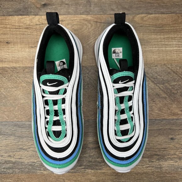 Nike Air Max 97 GS Pure Platinum Light Crimson Size 4Y Size 5.5 Womens Sneakers - Picture 7 of 9